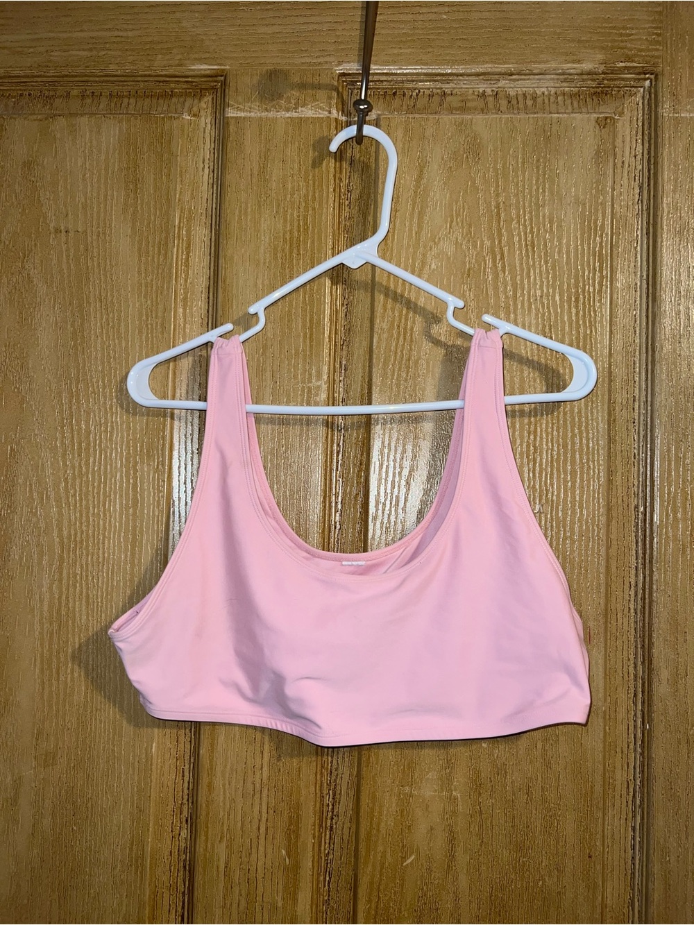 Light Pink Scoop-Neck Bikini top
